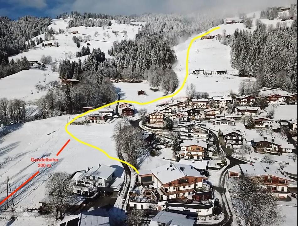 Luxus Ferienwohnung Almhuette Brixen im Thale Exteriör bild