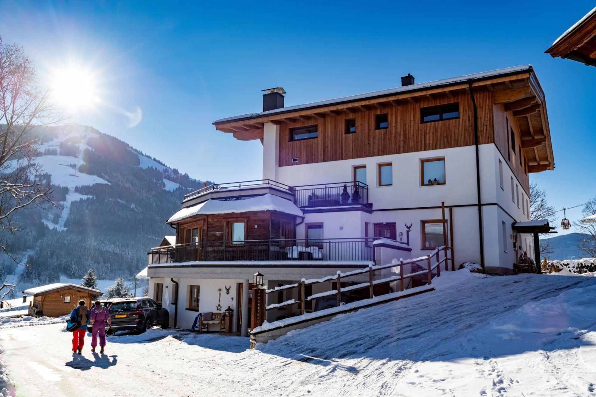 Luxus Ferienwohnung Almhuette Brixen im Thale Exteriör bild